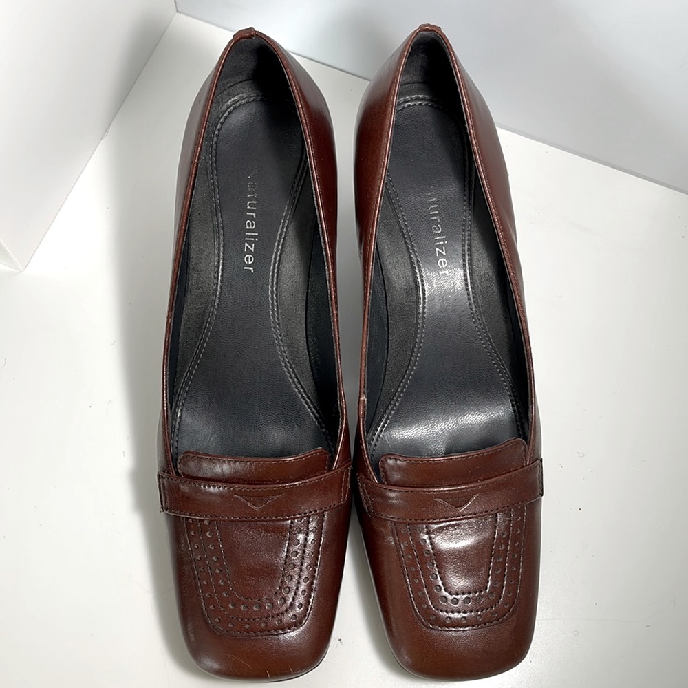 Naturalizer Brown Heels Shoes Vintage